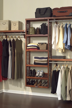 Paradise Closet and Storage, Closet Systems, storage systems installed in NW Florida
John Louis Home, Standard Closet System, closet systems delivered nationwide, Paradise Closets and Storage
