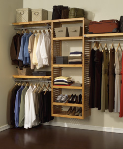  John Louis Home 12-Inch Deep Premier Closet Organizer