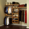 Paradise Closets and Storage, Honey Maple Shelving